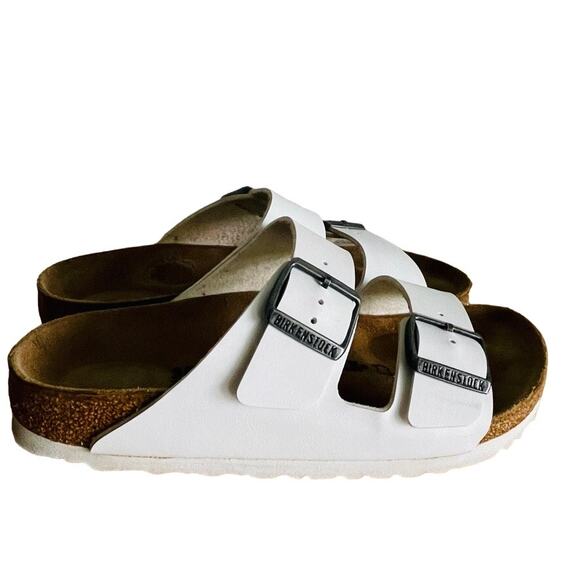 Birkenstock Shoes - White Birkenstock Arizona Sandals